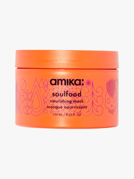 Amika Soulfood in branded tub component on a light gray background